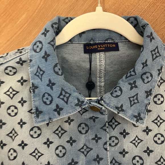 Louis Vuitton Blue Denim Jacket - Picture 4 of 5
